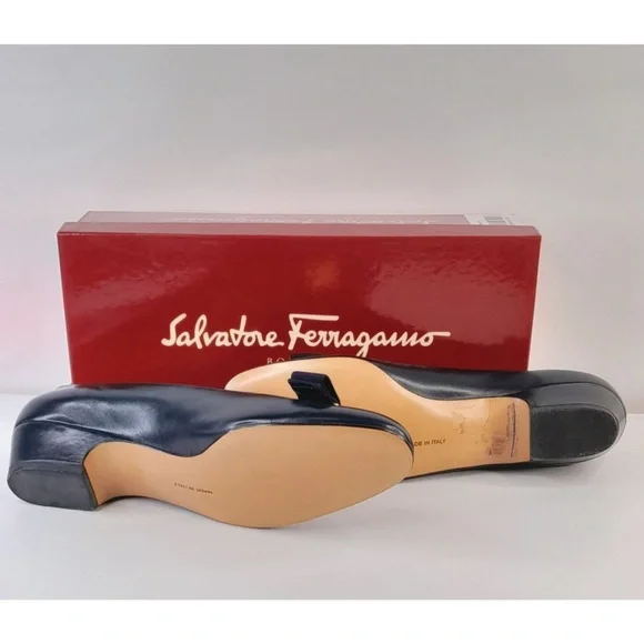 NIB VTG Salvatore Ferragamo Women Shoe 9.5 AAA - Picture 8 of 12